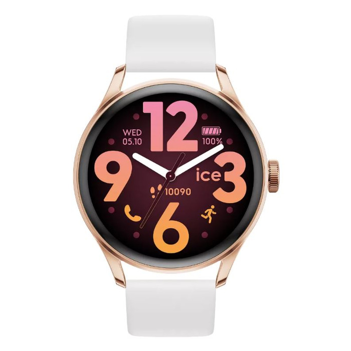 Horloge Ice Watch ICE Smart 3.0 Rose Gold - White 1.2 AMOLED GPS 025104 