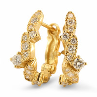 Juweel Brusi oorstekers 18 karaat goud diamant OO2423GW Juweel Brusi oorstekers 18 karaat goud diamant OO2423GW