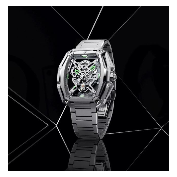 Horloge CIGA DESIGN CITY HUNTER 48MM AUTO Z035-SS01-W1S 