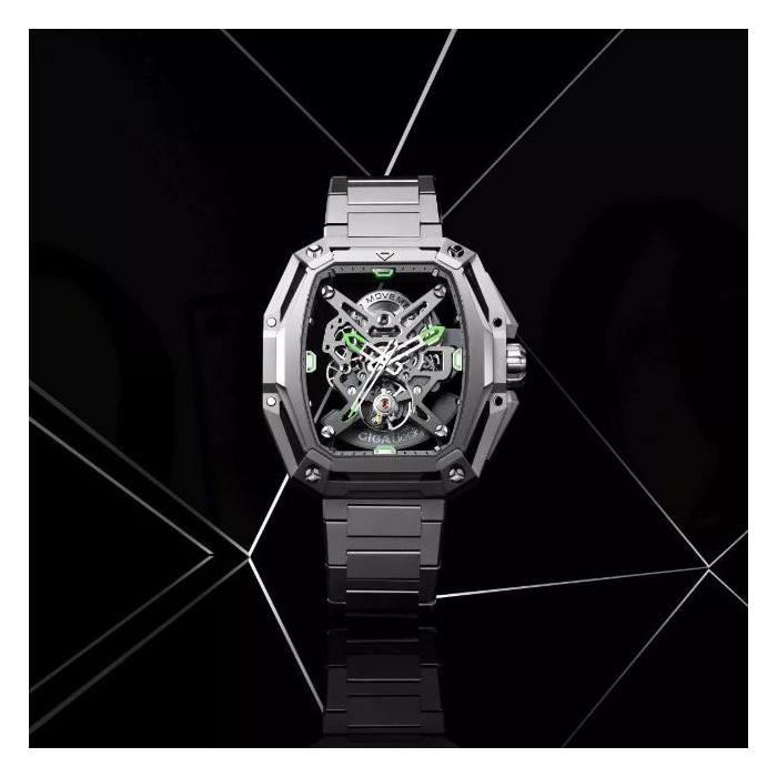 Horloge CIGA DESIGN CITY HUNTER 48MM AUTO Z035-SS01-W1S 