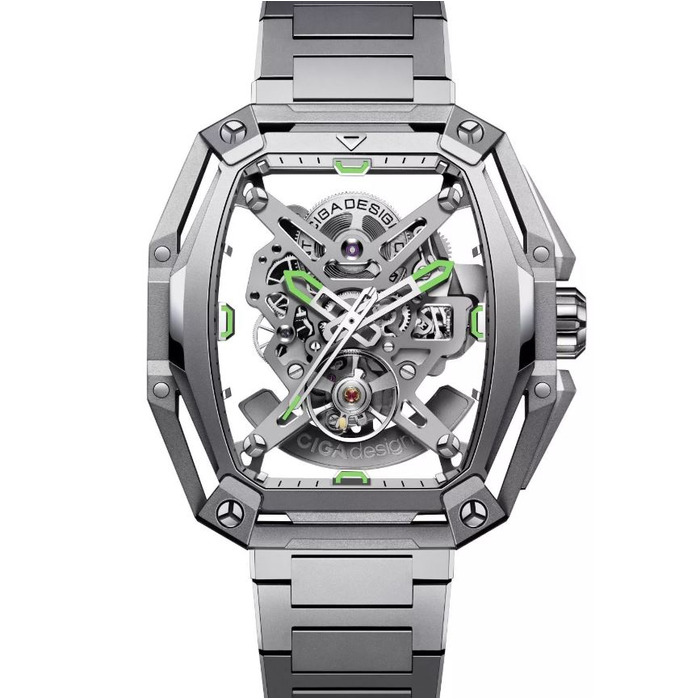 Horloge CIGA DESIGN CITY HUNTER 48MM AUTO Z035-SS01-W1S 