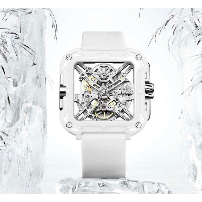 Horloge CIGA DESIGN X MACHINA WHITE 44MM AUTO X012-WS02-W5WH 