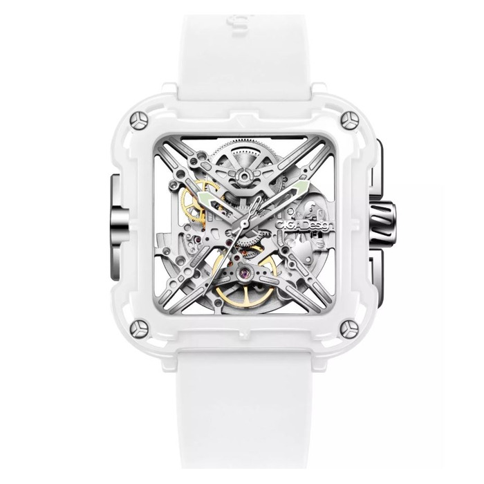 Horloge CIGA DESIGN X MACHINA WHITE 44MM AUTO X012-WS02-W5WH 