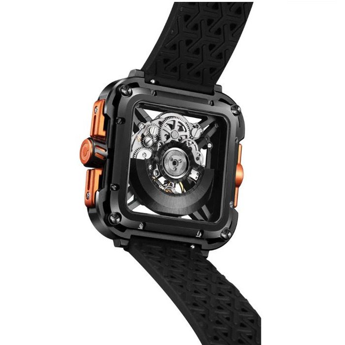 Horloge CIGA DESIGN GORILLA BLACK 44MM AUTO X011-BLOG-W25BK 