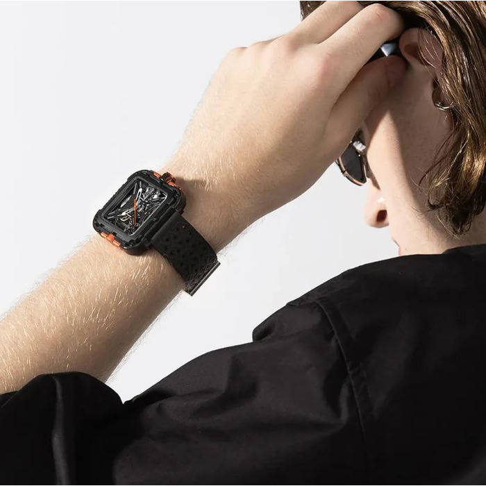 Horloge CIGA DESIGN GORILLA BLACK 44MM AUTO X011-BLOG-W25BK 