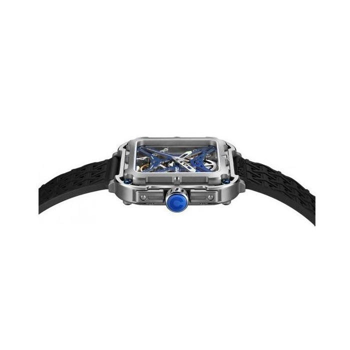 Horloge CIGA DESIGN TITANIUM-GORILLA CYBER BLUE 44MM AUTO X021-TIBU-W25BK 