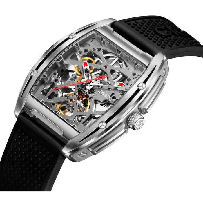 Horloge CIGA DESIGN EDGE TIT-BLACK 40.8MM AUTO Z031-TITI-W15BK 