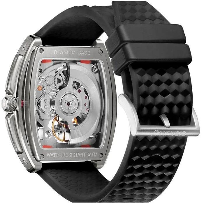 Horloge CIGA DESIGN EDGE TIT-BLACK 40.8MM AUTO Z031-TITI-W15BK 