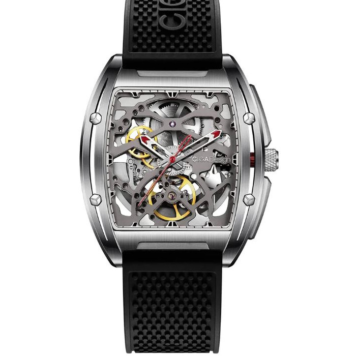 Horloge CIGA DESIGN EDGE TIT-BLACK 40.8MM AUTO Z031-TITI-W15BK 