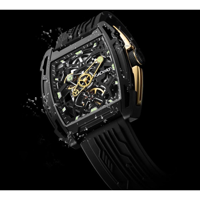 Horloge CIGA DESIGN Z-SERIES EXPLORATION BLACK-GOLD 40.7MM AUTO Z062-BLGO-W5BK 