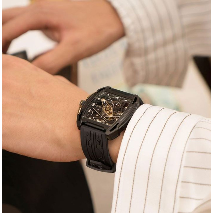 Horloge CIGA DESIGN Z-SERIES EXPLORATION BLACK-GOLD 40.7MM AUTO Z062-BLGO-W5BK 