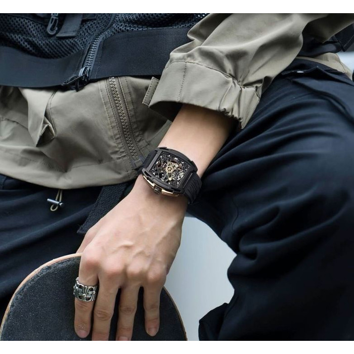Horloge CIGA DESIGN Z-SERIES EXPLORATION BLACK-GOLD 40.7MM AUTO Z062-BLGO-W5BK 