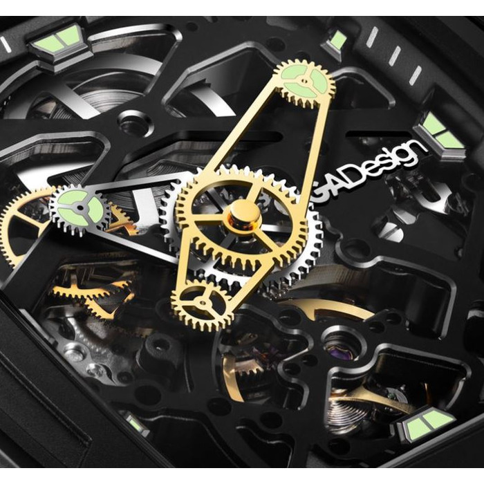 Horloge CIGA DESIGN Z-SERIES EXPLORATION BLACK-GOLD 40.7MM AUTO Z062-BLGO-W5BK 