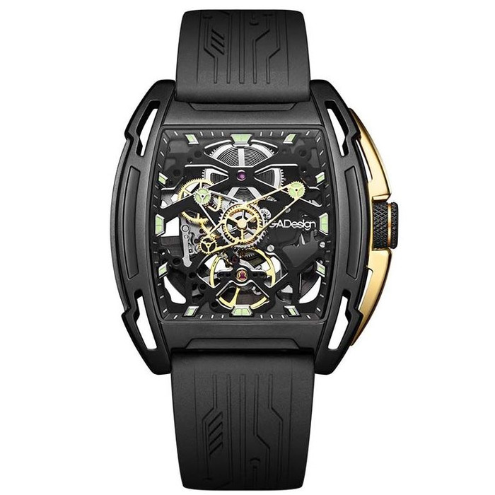 Horloge CIGA DESIGN Z-SERIES EXPLORATION BLACK-GOLD 40.7MM AUTO Z062-BLGO-W5BK 