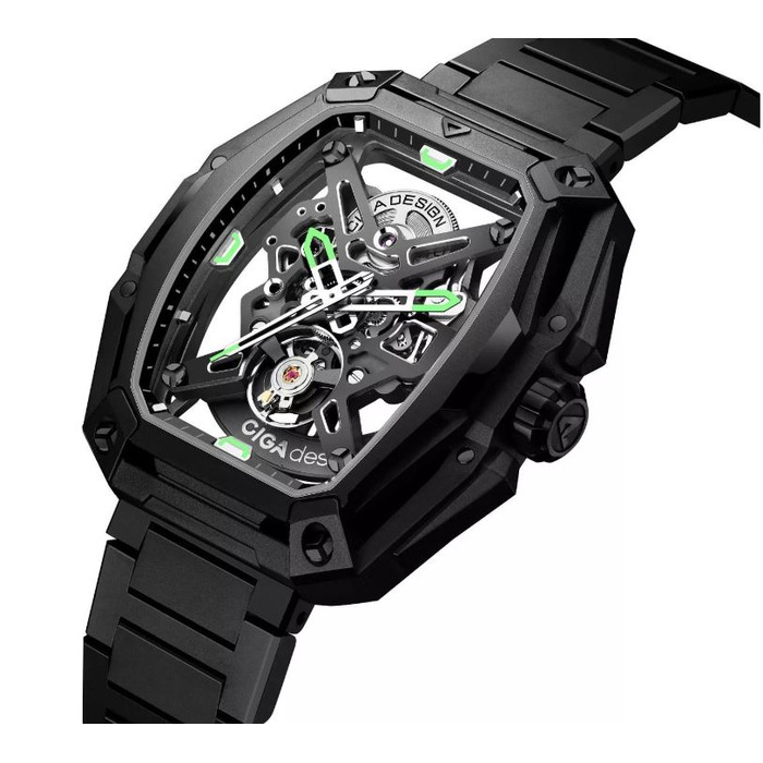 Horloge CIGA DESIGN Z-SERIES CITY HUNTER 48MM AUTO Z035-BB01-W1B 