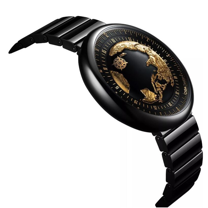 Horloge CIGA DESIGN U-SERIES BLUE PLANET GILDING EDITION 46MM AUTO U033-BG01-6B7B 