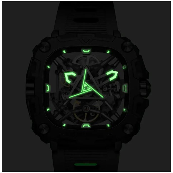 Horloge CIGA DESIGN X-SERIES EYE OF HORUS SILVER 44MM AUTO X051-BS01-W5B 