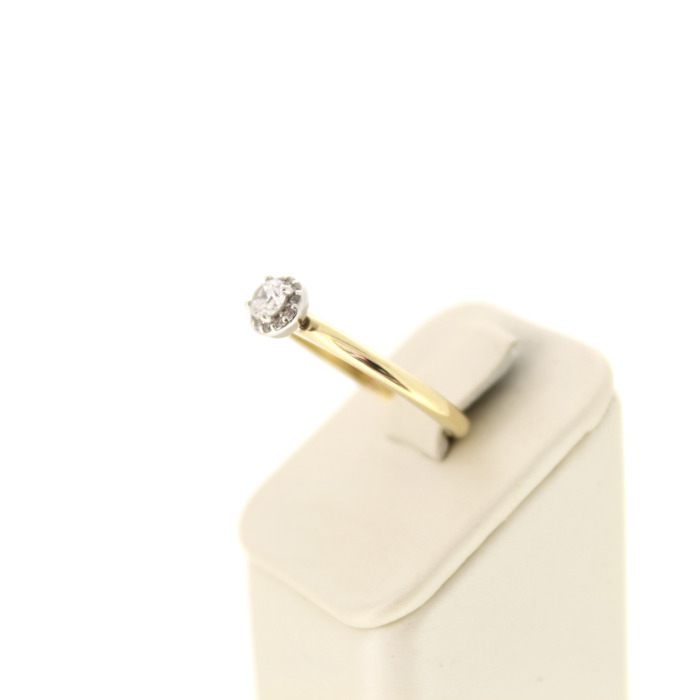 Juweel Blush ring bicolor 14 karaat gezet met zirconium '93472-2339-TWDH' 