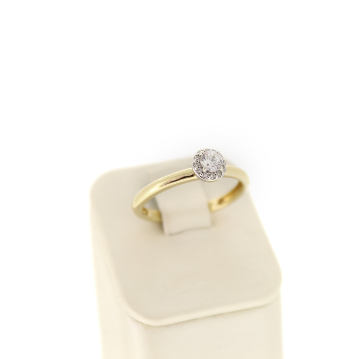 Juweel Blush ring bicolor 14 karaat gezet met zirconium '93472-2339-TWDH' 