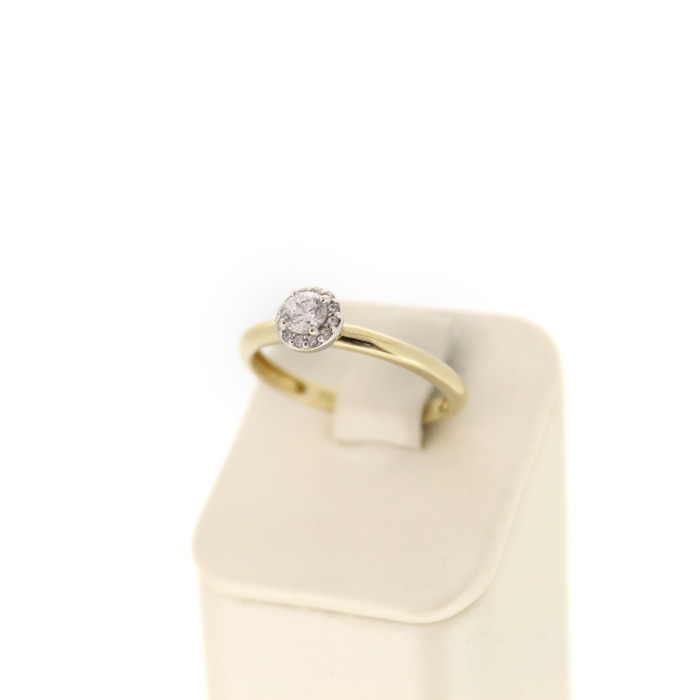 Juweel Blush ring bicolor 14 karaat gezet met zirconium '93472-2339-TWDH' 
