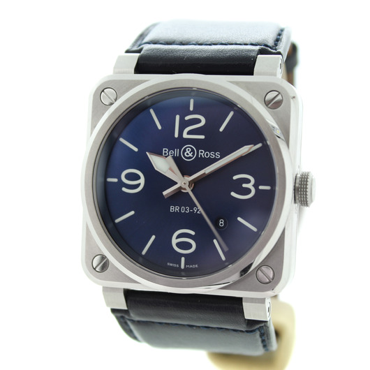 Horloge Bell & Ross BR0392-BLU-ST-SCA '92799-1026-TWDH' Horloge Bell & Ross BR0392-BLU-ST-SCA '92799-1026-TWDH'