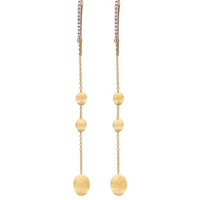 Juweel Nanis Dancing Gold oorstekers 18 karaat geelgoud diamant OS23-583  Juweel Nanis Dancing Gold oorstekers 18 karaat geelgoud diamant OS23-583