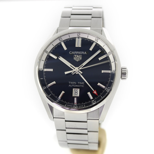 Horloge TAG Heuer Carrera Twin Time WBN201A.BA640  '94029-1047-TWDH'  Horloge TAG Heuer Carrera Twin Time WBN201A.BA640  '94029-1047-TWDH'