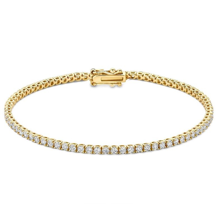 Juweel BLUSH LAB GROWN ARMBAND 14K GEELGOUD LABGROWN DIAMONDS LG2007Y 