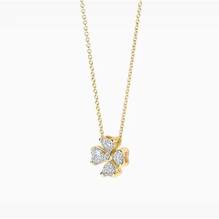 Juweel BLUSH LAB GROWN COLLIER 14K GEELGOUD LG DIAMONDS LG3017Y 
