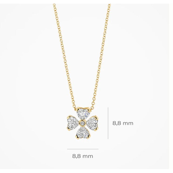 Juweel BLUSH LAB GROWN COLLIER 14K GEELGOUD LG DIAMONDS LG3017Y 