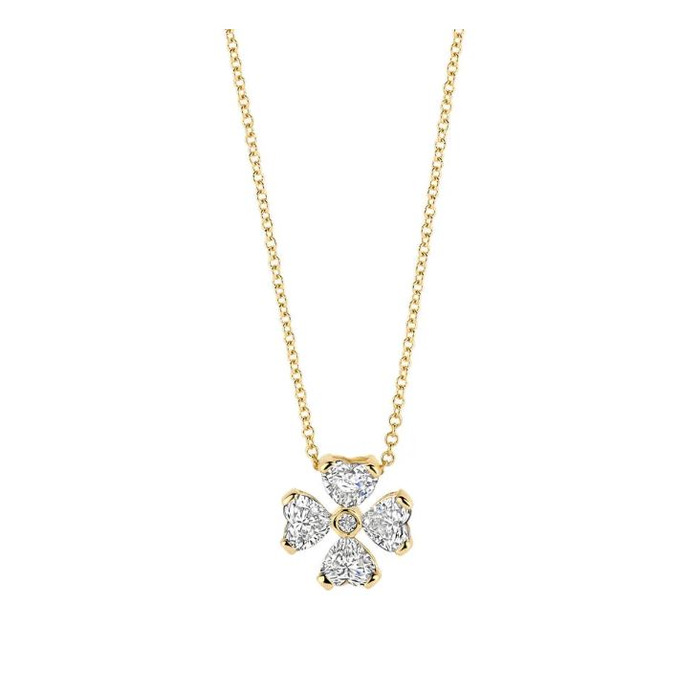 Juweel BLUSH LAB GROWN COLLIER 14K GEELGOUD LG DIAMONDS LG3017Y 