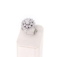 Juweel Coctailring Witgoud 18 karaat met briljanten '94064-2366-TWDH'  Juweel Coctailring Witgoud 18 karaat met briljanten '94064-2366-TWDH'