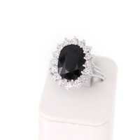 Juweel Ring witgoud 18 karaat briljanten en Saffier '94304-2364-TWDH'  Juweel Ring witgoud 18 karaat briljanten en Saffier '94304-2364-TWDH'