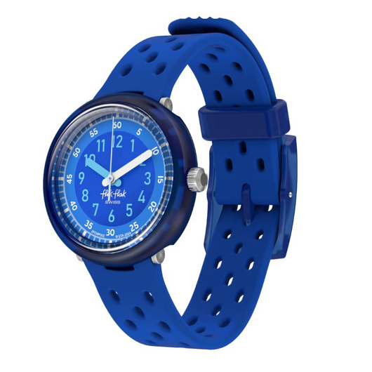 Horloge FLIK FLAK FIZZ IN BLUE FCNP002  Horloge FLIK FLAK FIZZ IN BLUE FCNP002