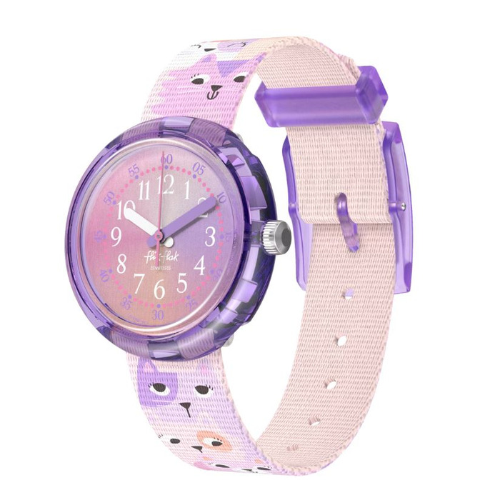 Horloge FLIK FLAK CUTTIE KITTY FPNP162 