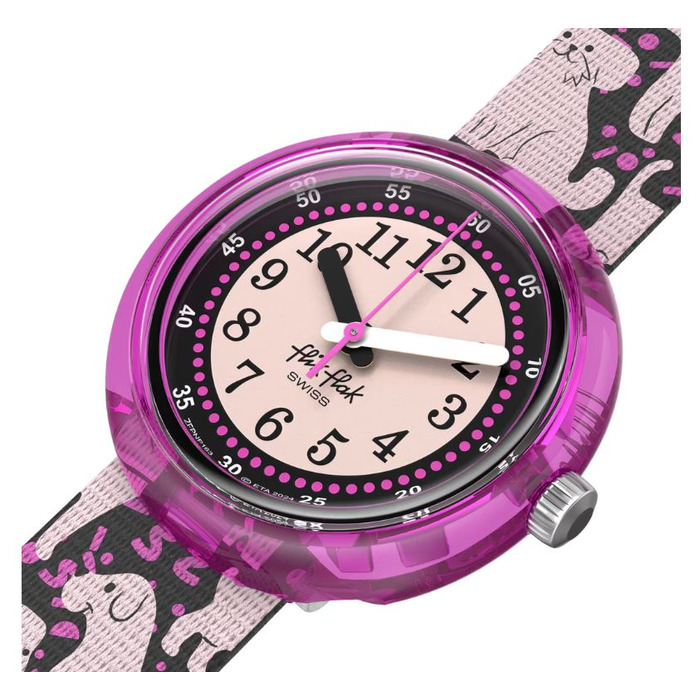 Horloge FLIK FLAK WOOF WOOF TIME FPNP163 