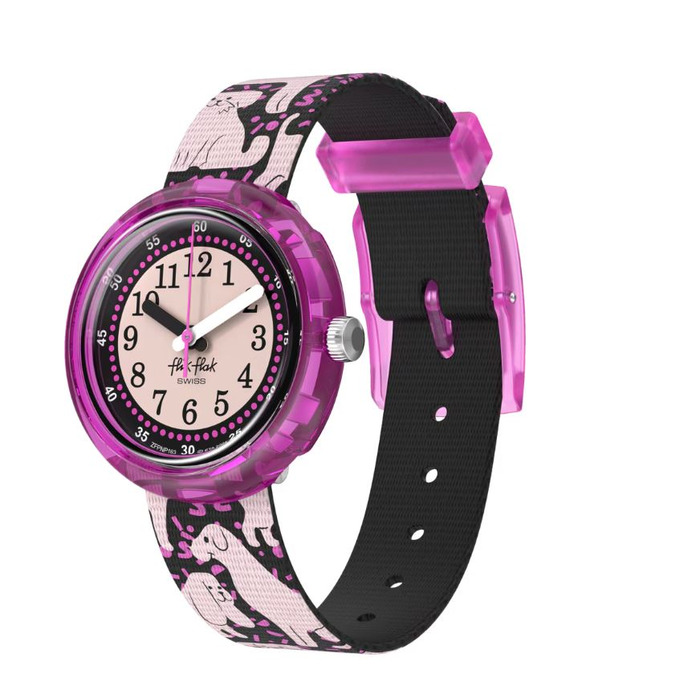 Horloge FLIK FLAK WOOF WOOF TIME FPNP163 