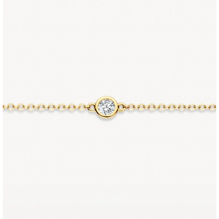 Juweel Blush Armband Geelgoud 14 karaat zirconium 2237YZI 