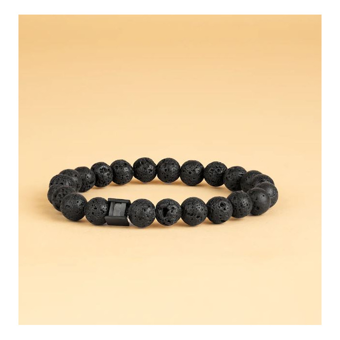 Juweel Gemini Armband Deep Black Lava D3 