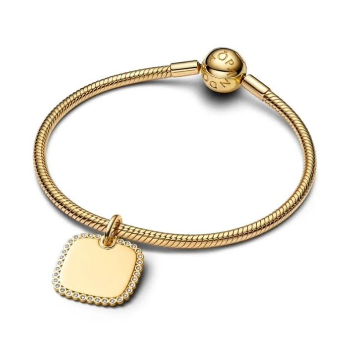 Juweel PANDORA ENGRAVABLE SQUARE PENDANT 364009C01 88888