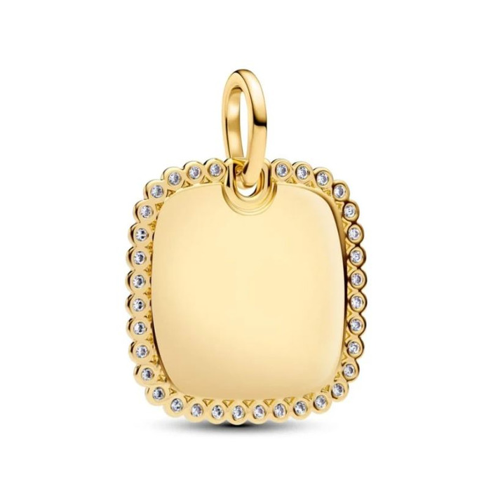 Juweel PANDORA ENGRAVABLE SQUARE PENDANT 364009C01 88888