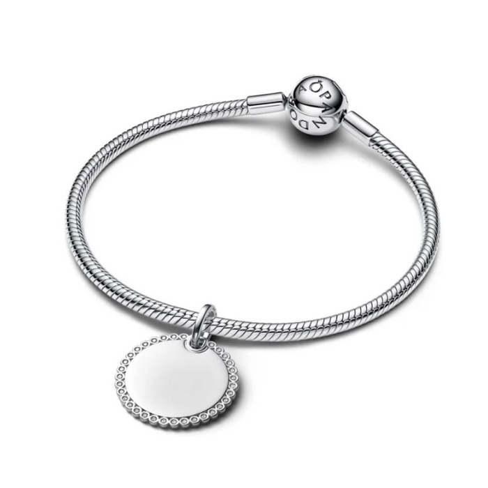 Juweel PANDORA ENGRAVABLE ROUND PENDANT 394007C01 88888