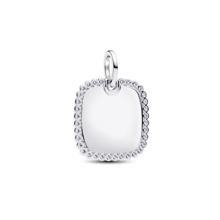 Juweel PANDORA ENGRAVABLE SQUARE PENDANT 394009C01 88888