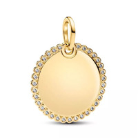 Juweel PANDORA ENGRAVABLE ROUND PENDANT 364007C01 Juweel PANDORA ENGRAVABLE ROUND PENDANT 364007C01