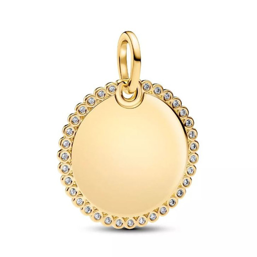 Juweel PANDORA ENGRAVABLE ROUND PENDANT 364007C01 Juweel PANDORA ENGRAVABLE ROUND PENDANT 364007C01