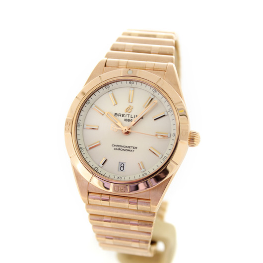 Horloge Breitling Chronomat 36 automatic Silver Rose gold 18K R10380101A1R1 '93592-1039-TWDH' Horloge Breitling Chronomat 36 automatic Silver Rose gold 18K R10380101A1R1 '93592-1039-TWDH'