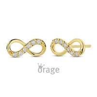 Juweel ORAGE KIDS OORRINGEN INFINITY K2989 Juweel ORAGE KIDS OORRINGEN INFINITY K2989