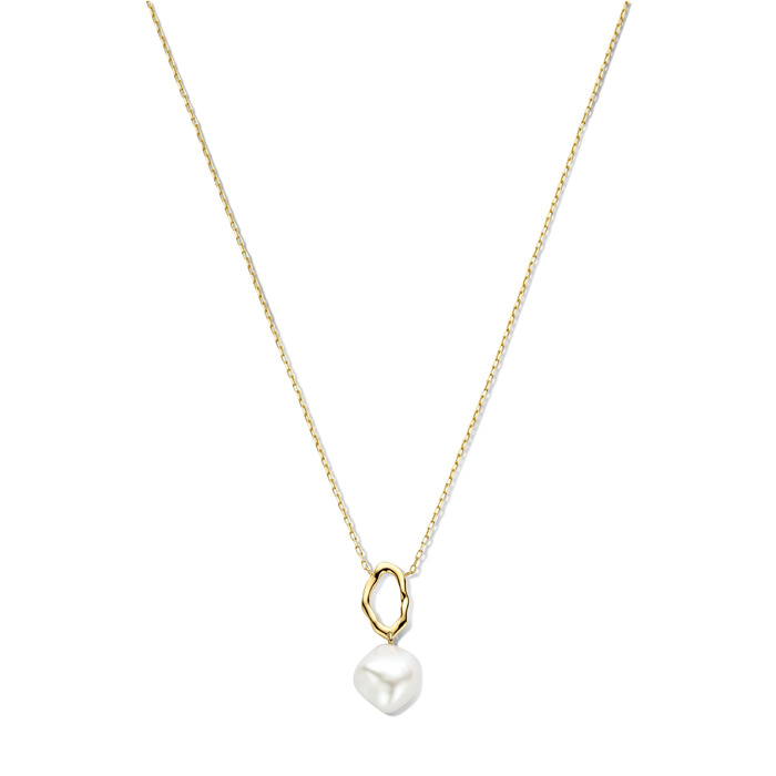 Juweel SWING JEWELS NECKLACE 18K YELLOW GOLD PEARL SWJN10219-Y14-18 