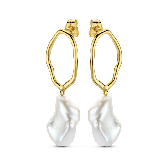 Juweel SWING JEWELS EARRINGS 18K YELLOW GOLD PEARL SWJE10219-Y14-18  Juweel SWING JEWELS EARRINGS 18K YELLOW GOLD PEARL SWJE10219-Y14-18