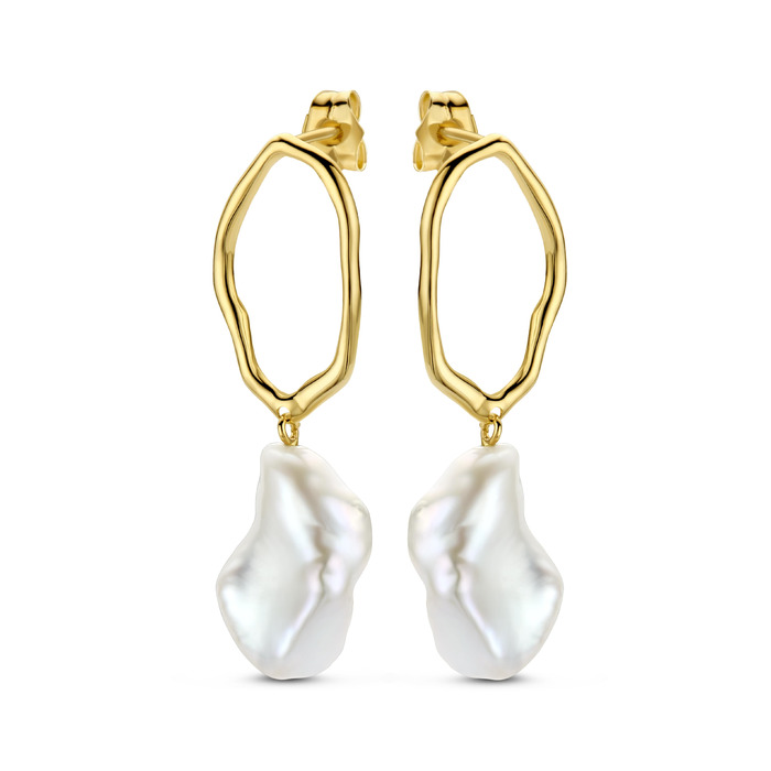 Juweel SWING JEWELS EARRINGS 18K YELLOW GOLD PEARL SWJE10219-Y14-18 